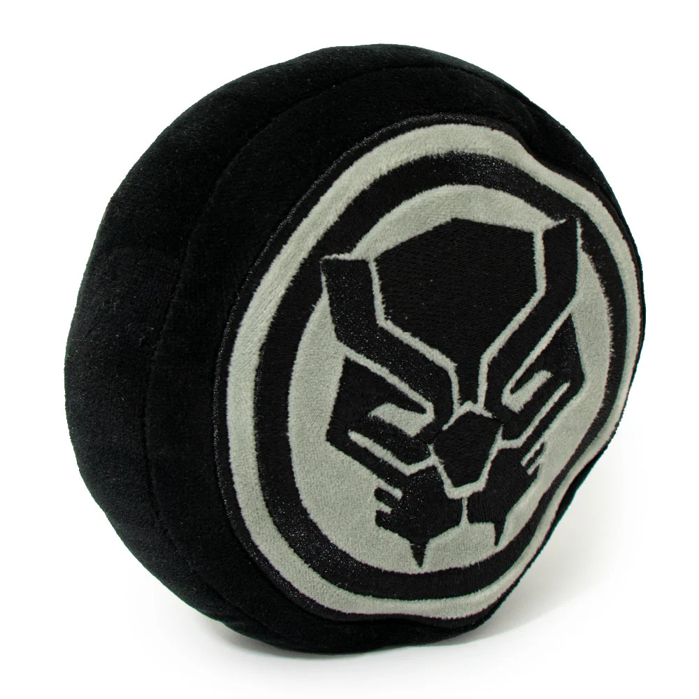 Dog Toy Squeaky Plush - Black Panther Icon Black Silver - Image 2