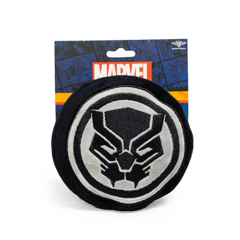 Dog Toy Squeaky Plush - Black Panther Icon Black Silver - Image 5