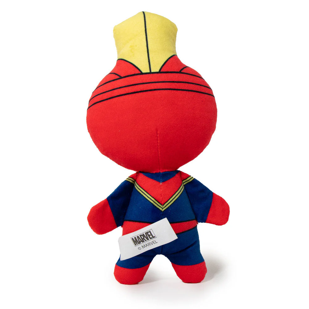 Dog Toy Squeaky Plush - Kawaii Captain Marvel Standing Pose - Image 3