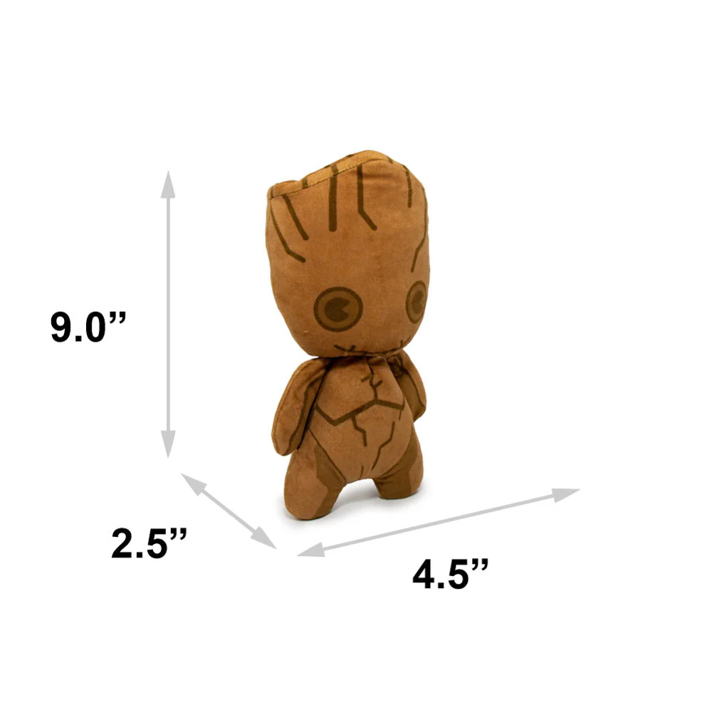 Dog Toy Squeaky Plush - Kawaii Groot Standing Pose - Image 4