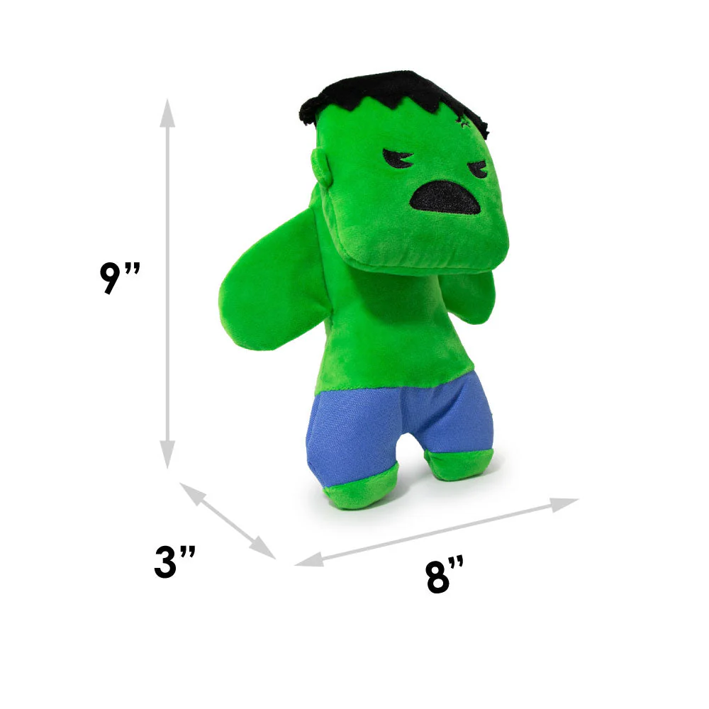 Dog Toy Squeaky Plush - Kawaii Hulk Standing Pose - Image 4
