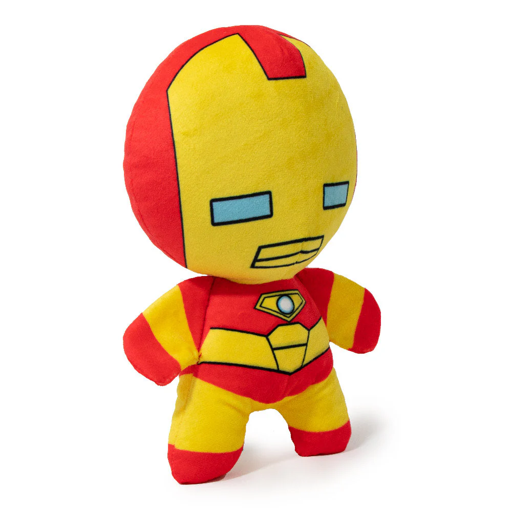 Dog Toy Squeaky Plush - Kawaii Iron Man Standing Pose - Image 2