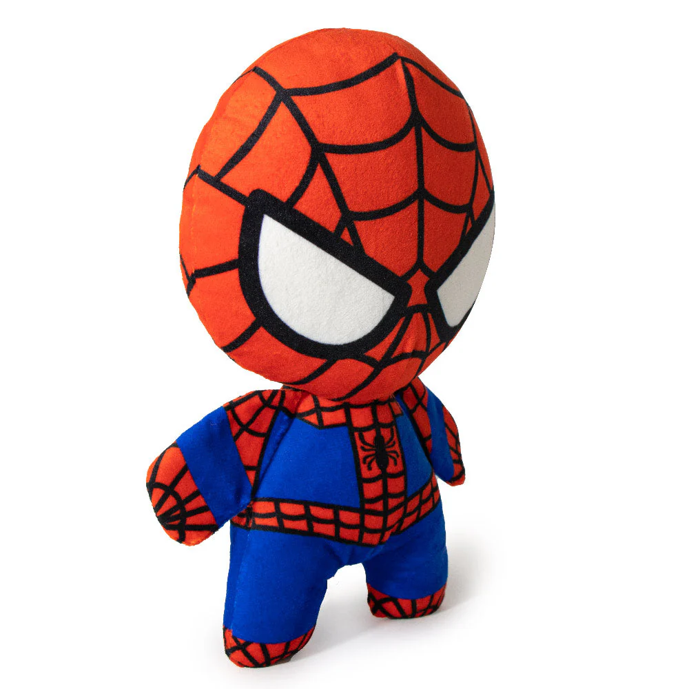 Dog Toy Squeaky Plush - Kawaii Spider-Man Standing Pose - Image 2
