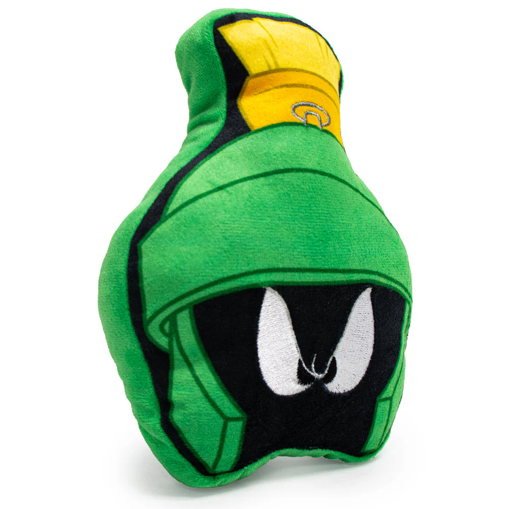 Dog Toy Squeaky Plush - Looney Tunes Marvin the Martian Face - Image 2