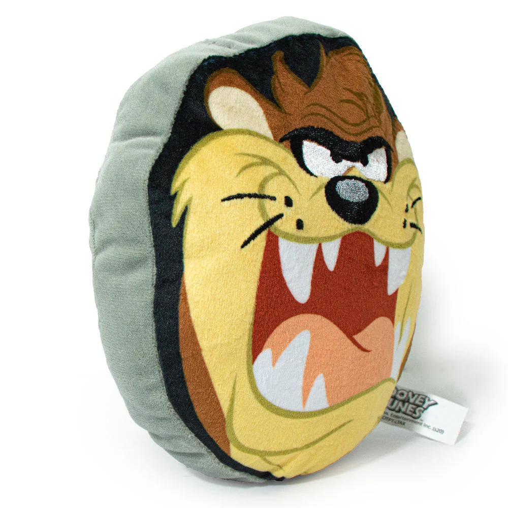 Dog Toy Squeaky Plush - Looney Tunes Taz Growling Face - Image 2