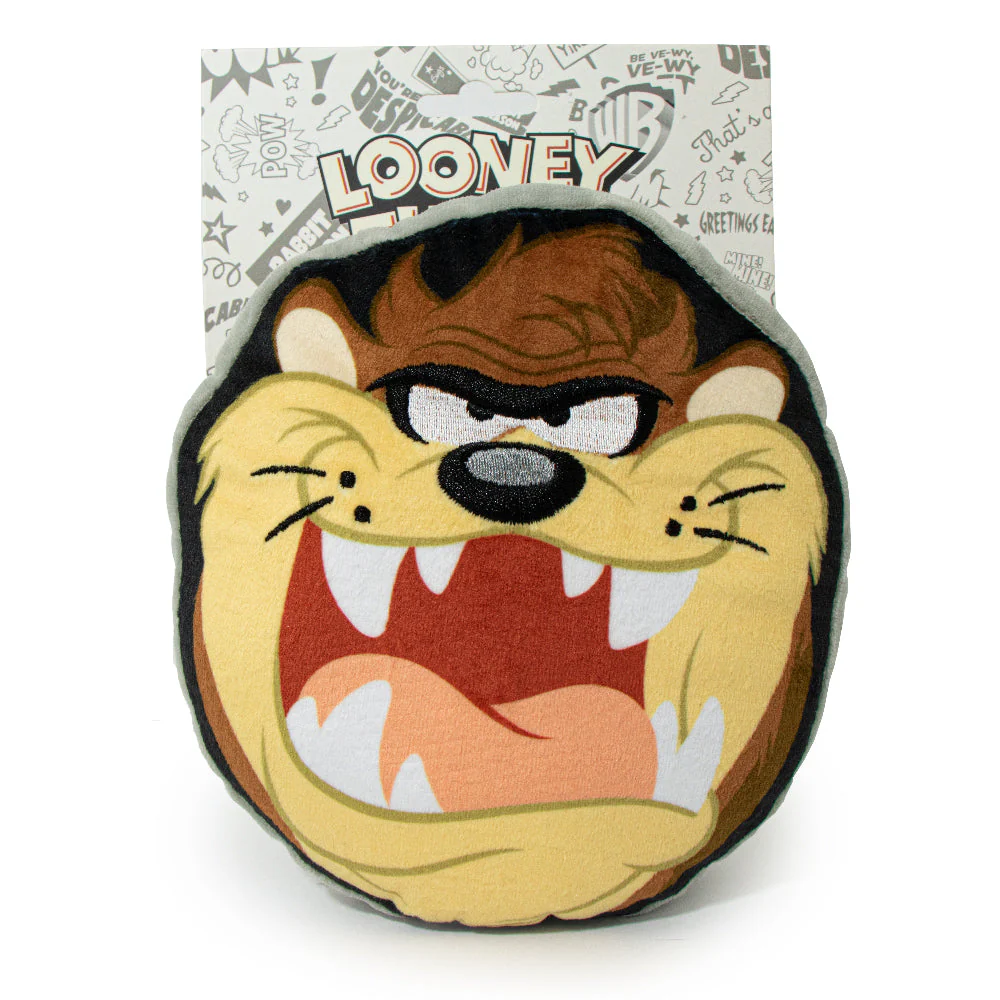 Dog Toy Squeaky Plush - Looney Tunes Taz Growling Face - Image 4