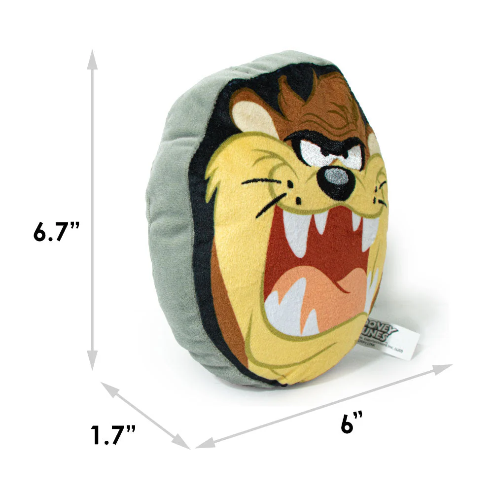 Dog Toy Squeaky Plush - Looney Tunes Taz Growling Face - Image 6