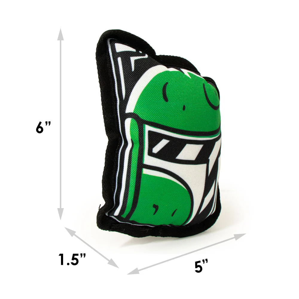 Dog Toy Squeaky Plush - Star Wars Boba Fett Head - Image 5