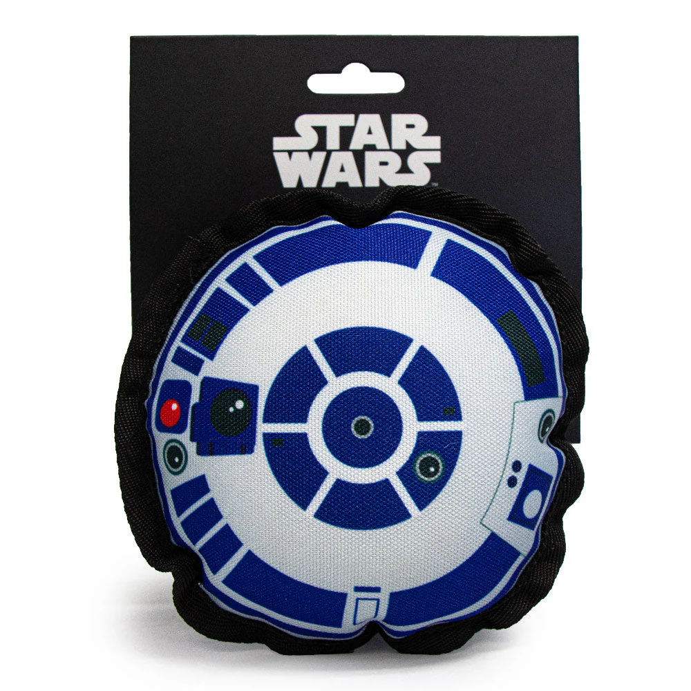 Dog Toy Squeaky Plush - Star Wars R2-D2 Head Top View - Image 4