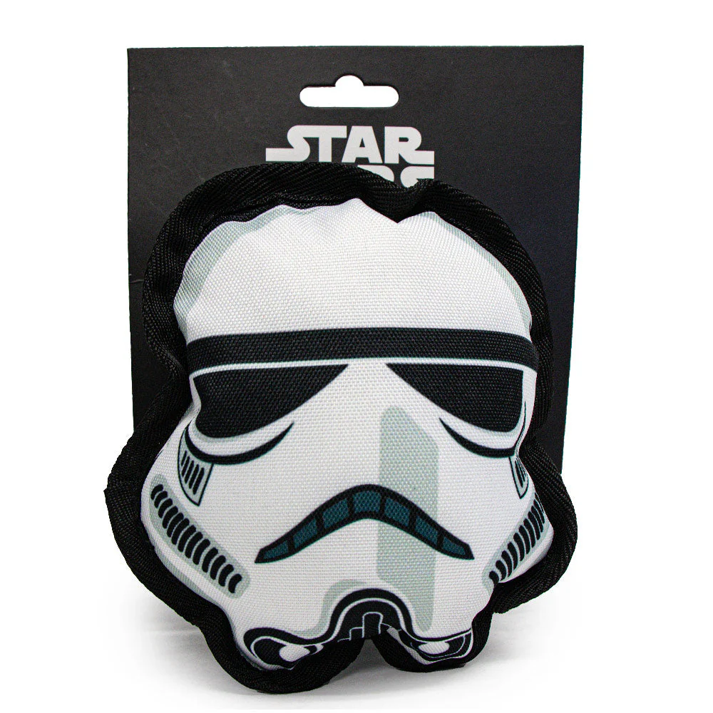 Dog Toy Squeaky Plush - Star Wars Stormtrooper Head - Image 4