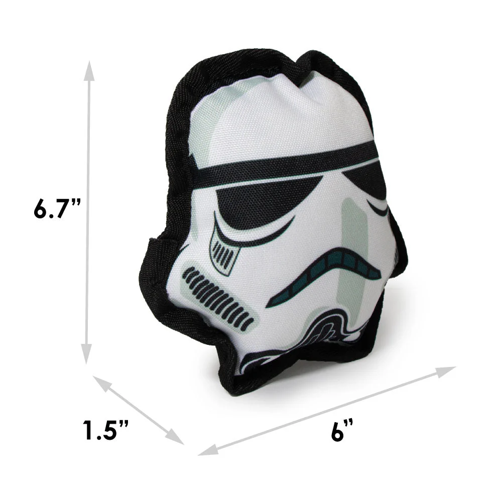 Dog Toy Squeaky Plush - Star Wars Stormtrooper Head - Image 5