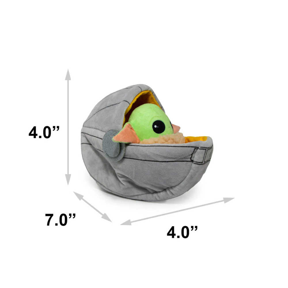 Dog Toy Squeaky Plush - Star Wars The Child Carriage Pose - Image 4