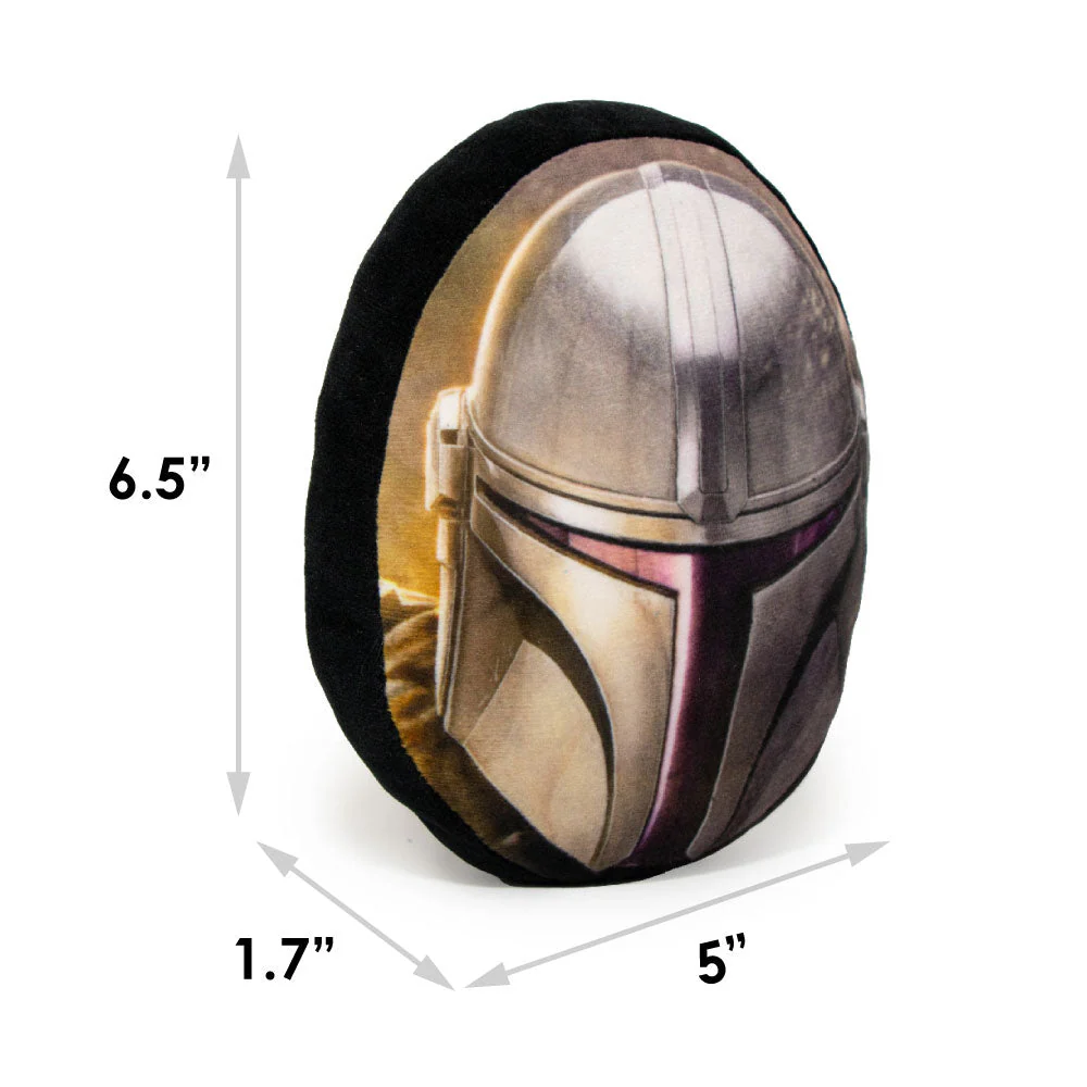 Dog Toy Squeaky Plush - Star Wars The Mandalorian Helmet - Image 4