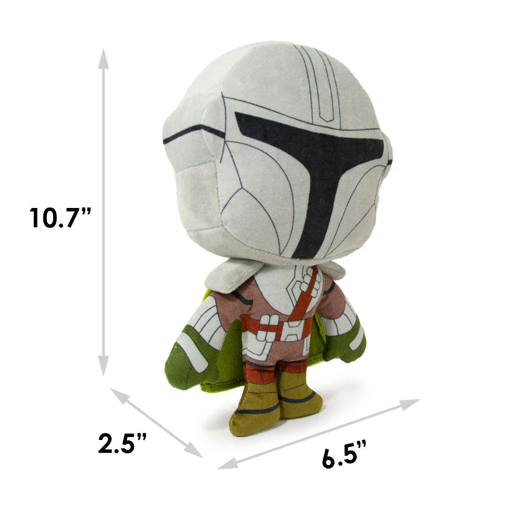 Dog Toy Squeaky Plush - Star Wars The Mandalorian Standing Pose - Image 4