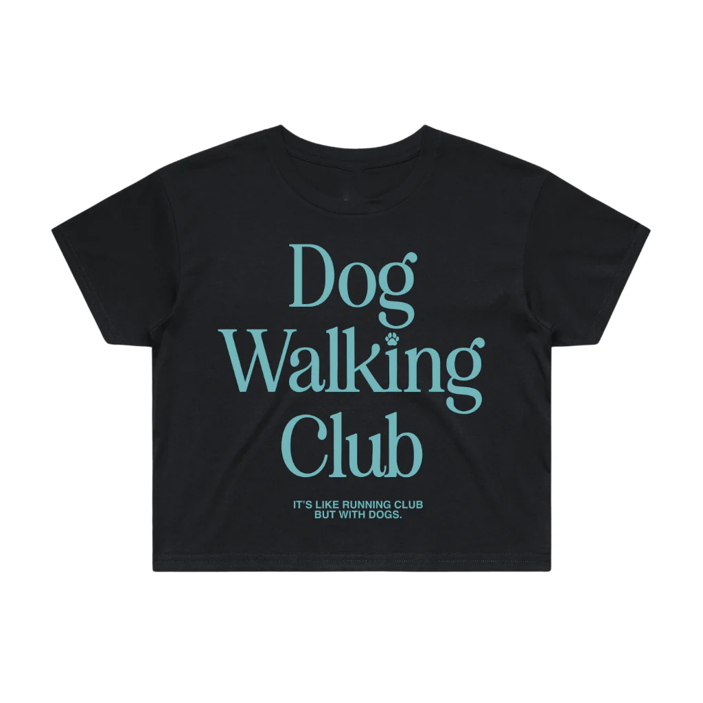 Dog Walking Club Crop Top | Gift for Dog Lovers & Pup Owners - Image 3