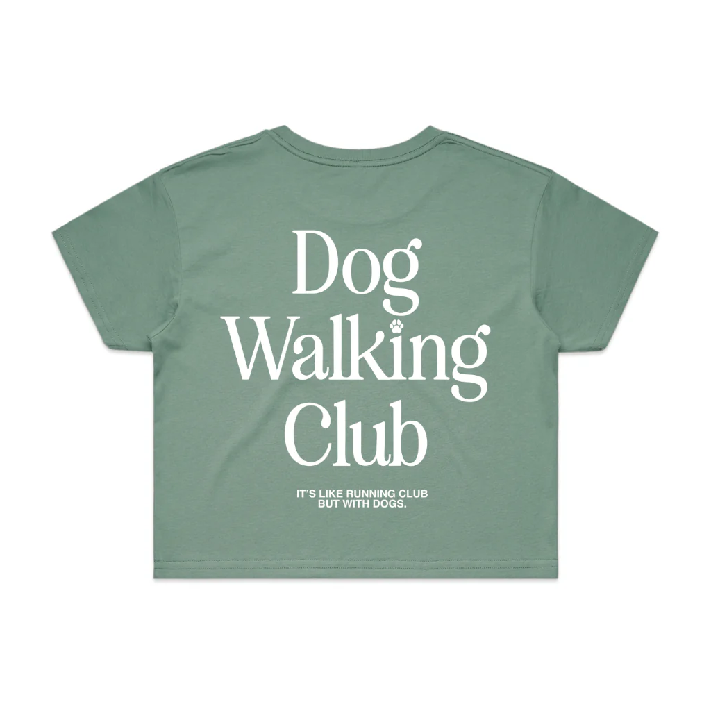 Dog Walking Club Crop Top | Gift for Dog Lovers & Pup Owners - Image 4