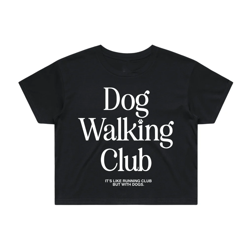 Dog Walking Club Crop Top | Gift for Dog Lovers & Pup Owners - Image 7