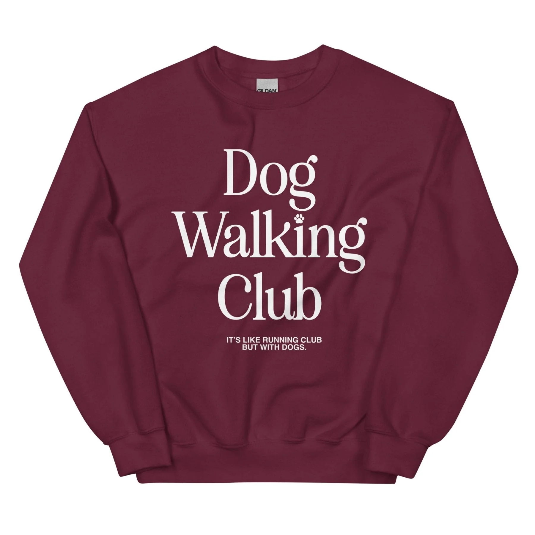 Dog Walking Club | Unisex Sweatshirt | White Font - Image 4