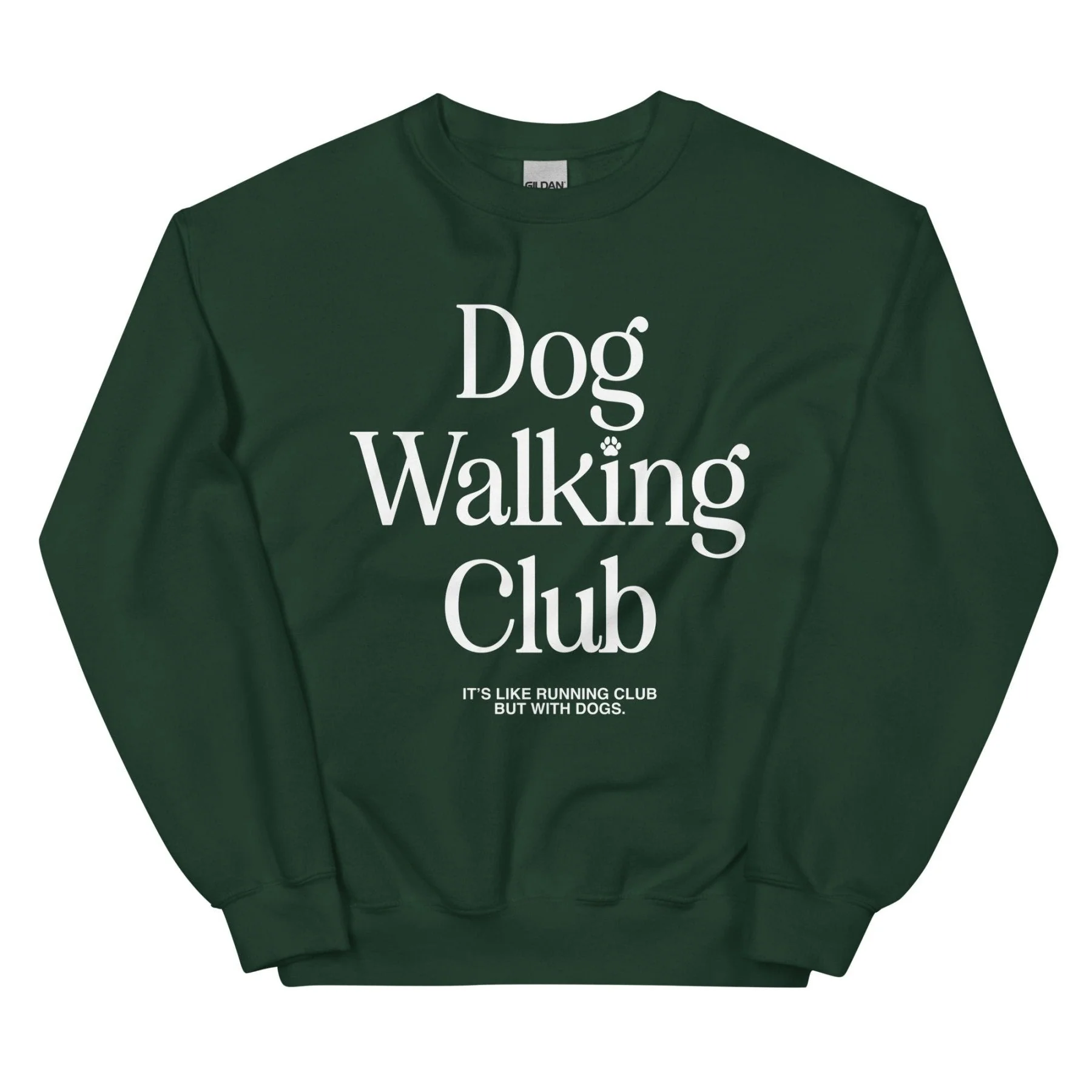 Dog Walking Club | Unisex Sweatshirt | White Font - Image 5