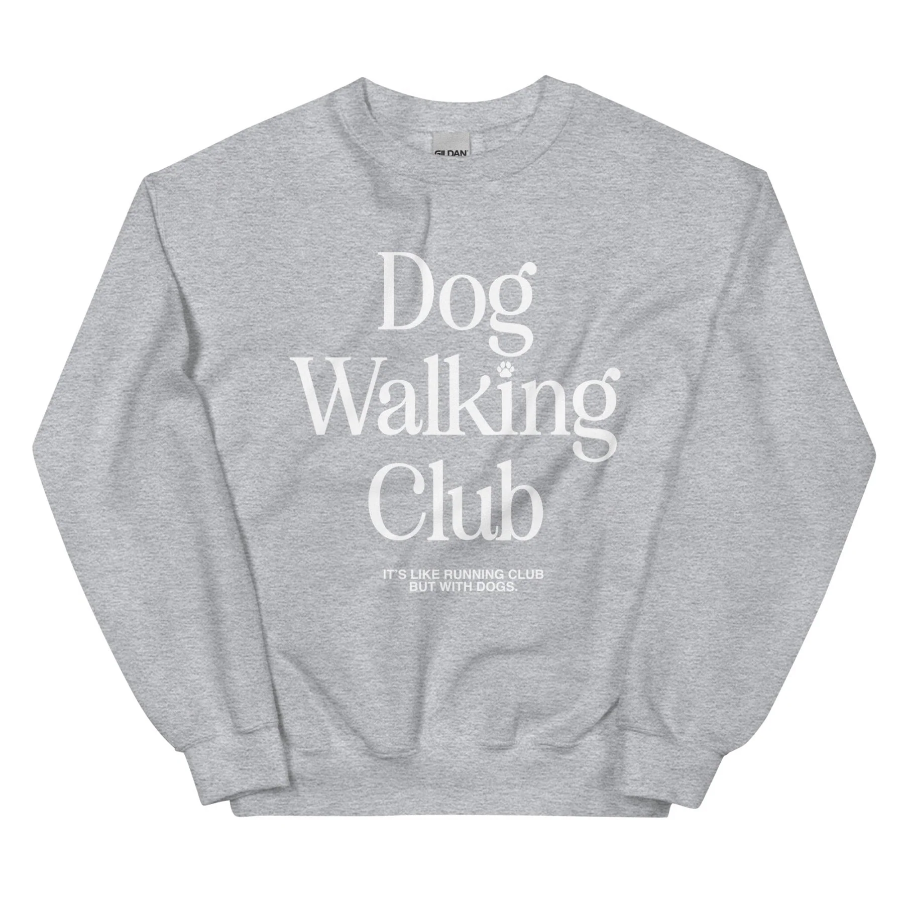 Dog Walking Club | Unisex Sweatshirt | White Font - Image 7