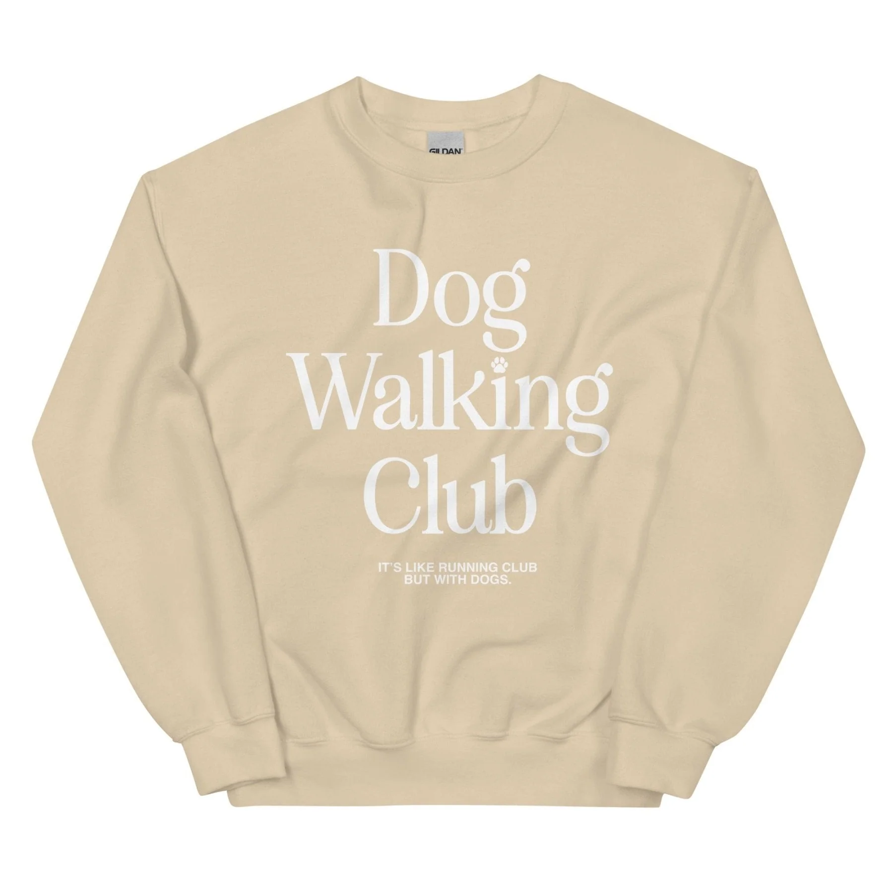 Dog Walking Club | Unisex Sweatshirt | White Font - Image 8