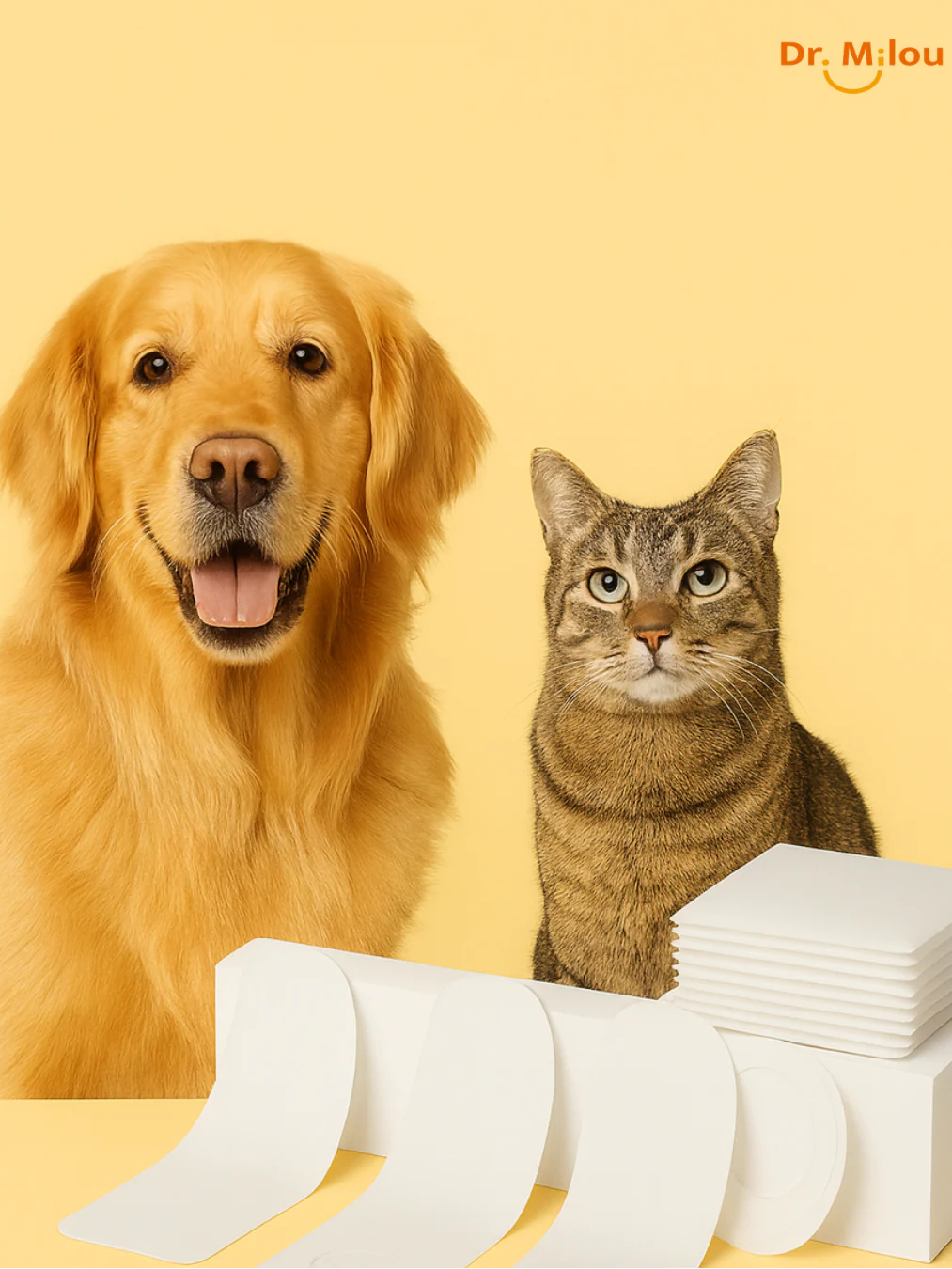 Dr. Milou Pet Dental Finger Wipes – Daily Oral Care for Dogs & Cats - Image 5