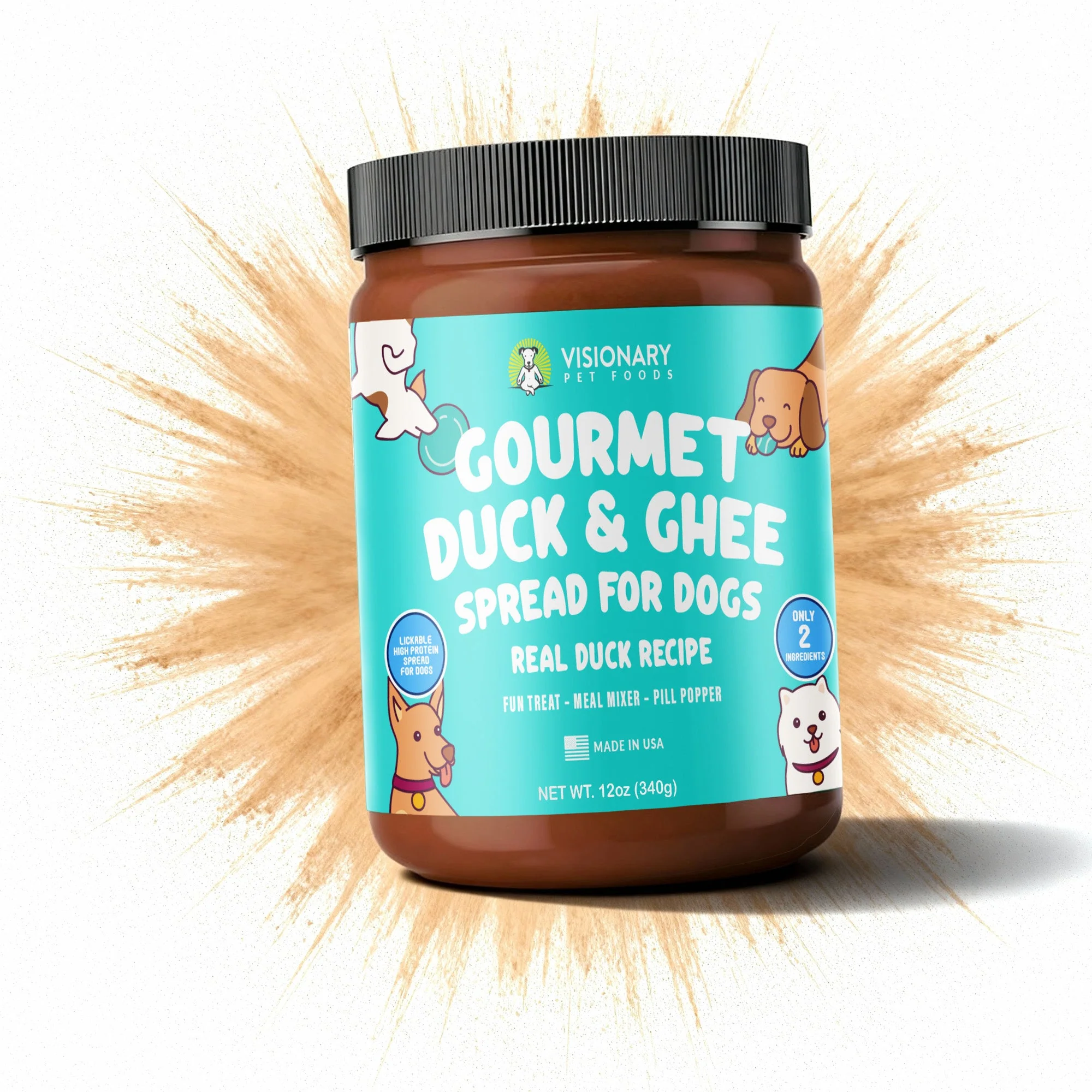 Duck & Ghee Dog Meat Spread – High-Protein, Low-Carb Keto Treat | 12oz Jar - Image 8