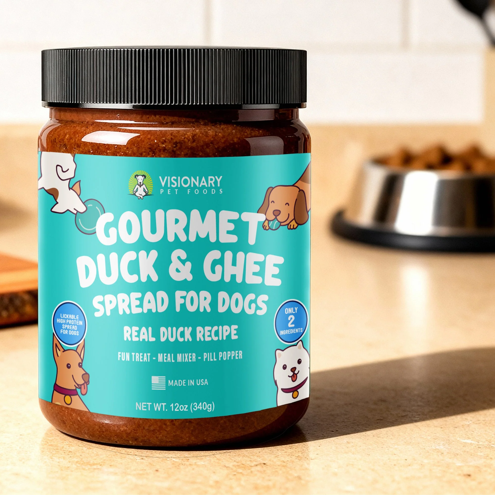 Duck & Ghee Dog Meat Spread – High-Protein, Low-Carb Keto Treat | 12oz Jar - Image 9