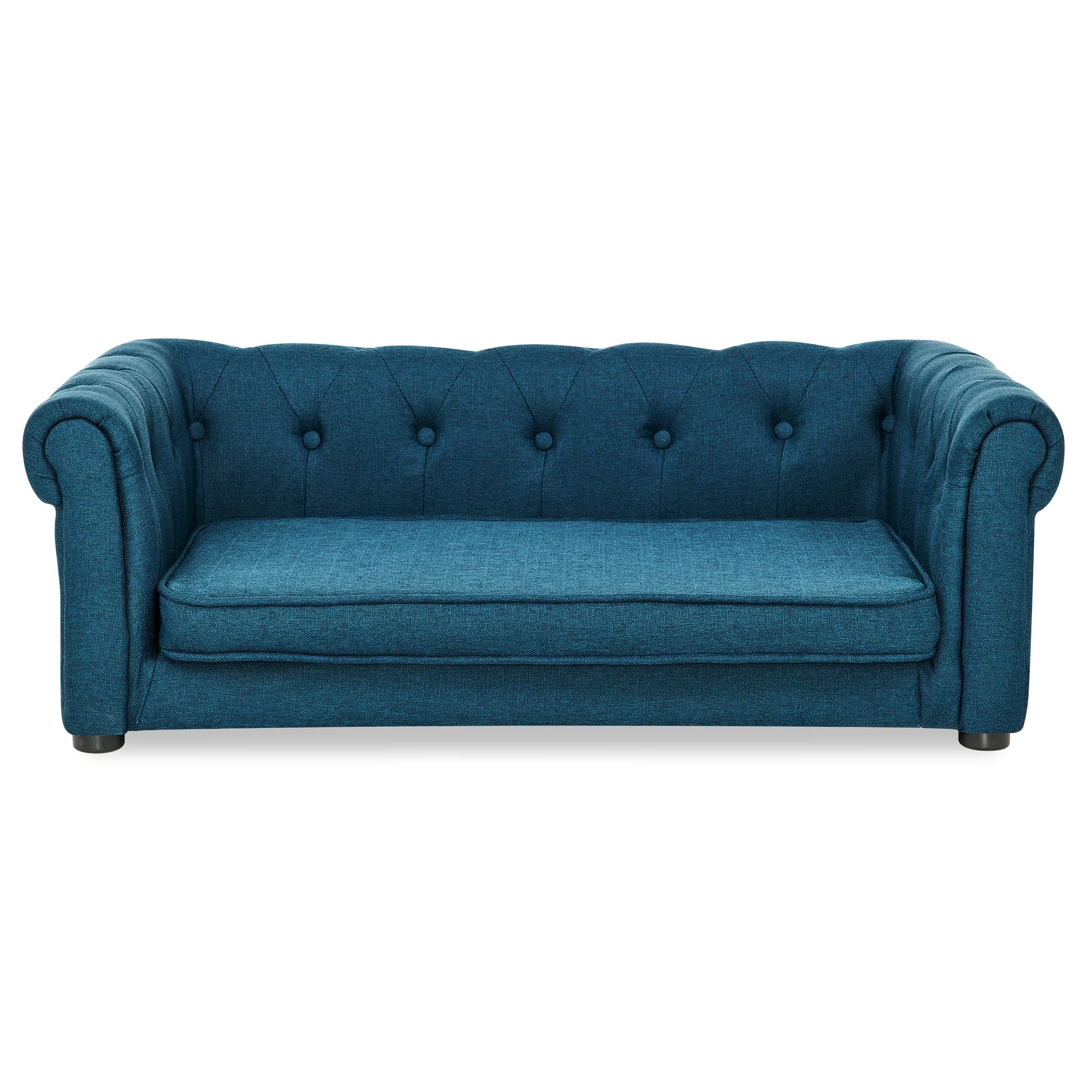 Elegant Rectangle Pet Bed, Durable Elevated Dog Sofa Bed, Comfortable Dog Couch, Blue Foam, 40'*23'*14' - Image 6
