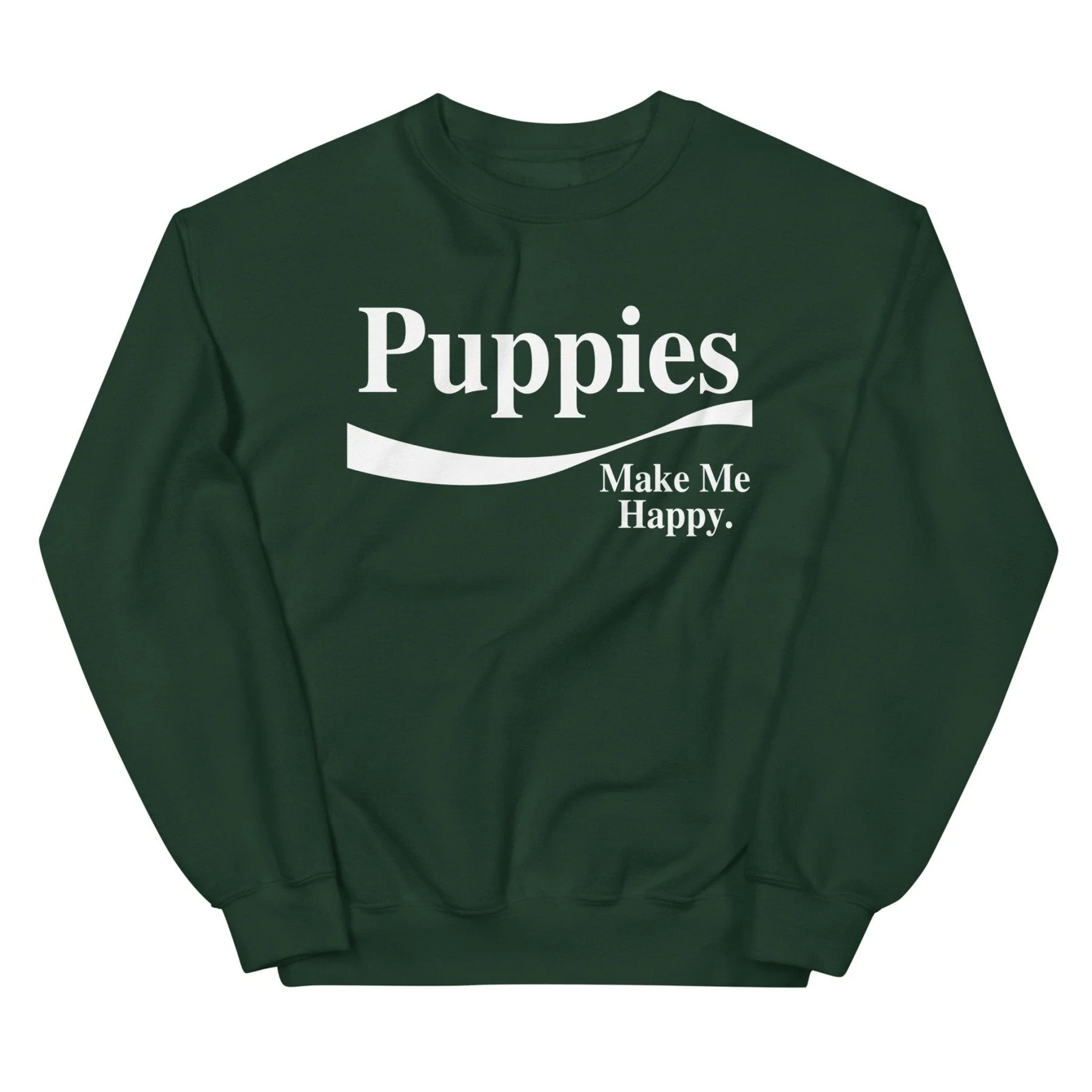 Enjoy Puppies Make Me Happy Sweatshirt | Gift for Dog Lovers - Image 10