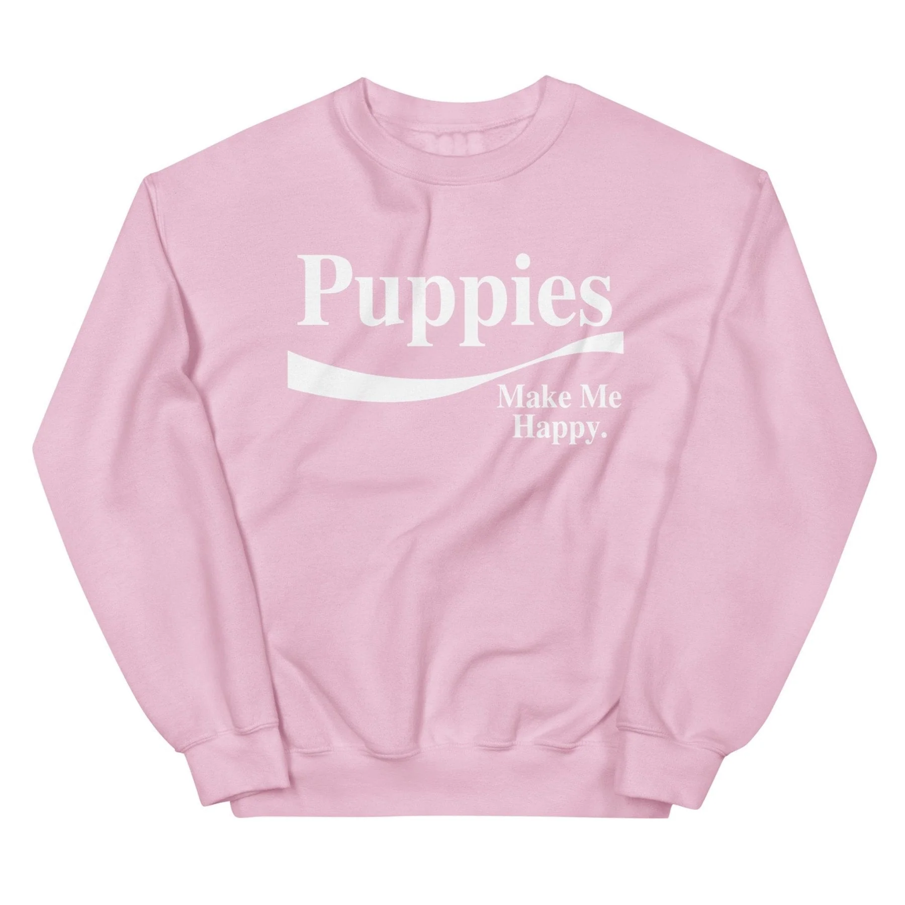 Enjoy Puppies Make Me Happy Sweatshirt | Gift for Dog Lovers - Image 5