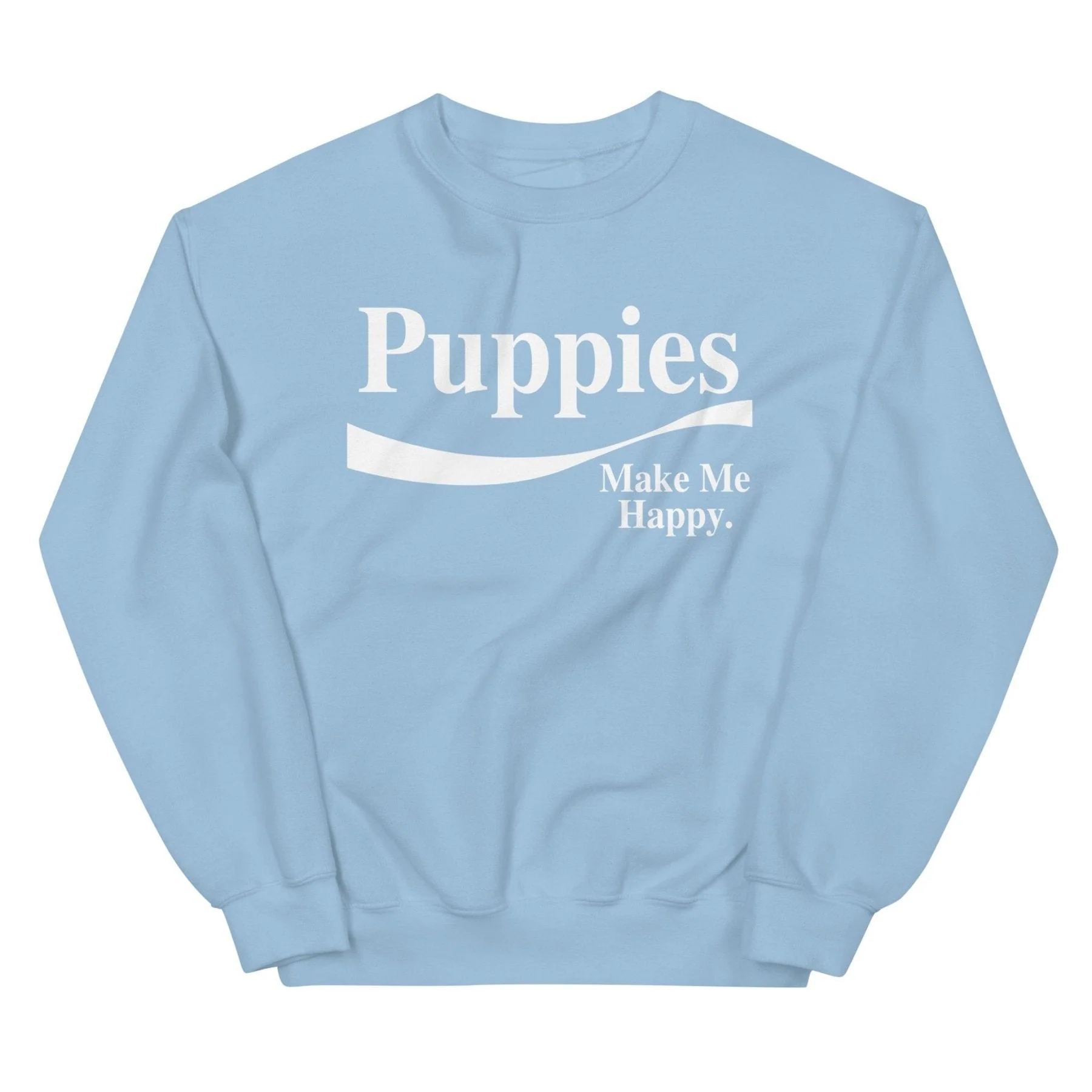 Enjoy Puppies Make Me Happy Sweatshirt | Gift for Dog Lovers - Image 6
