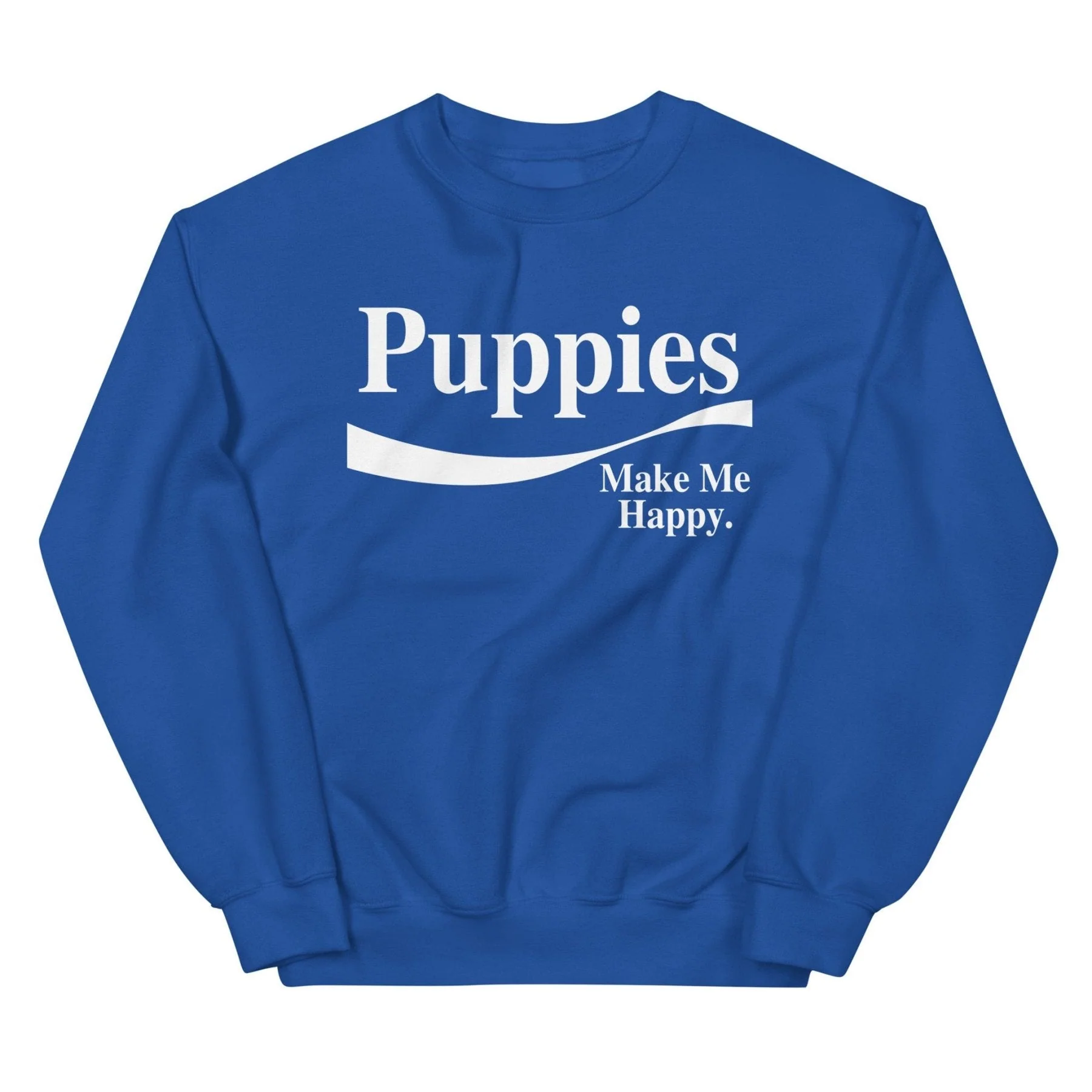 Enjoy Puppies Make Me Happy Sweatshirt | Gift for Dog Lovers - Image 9