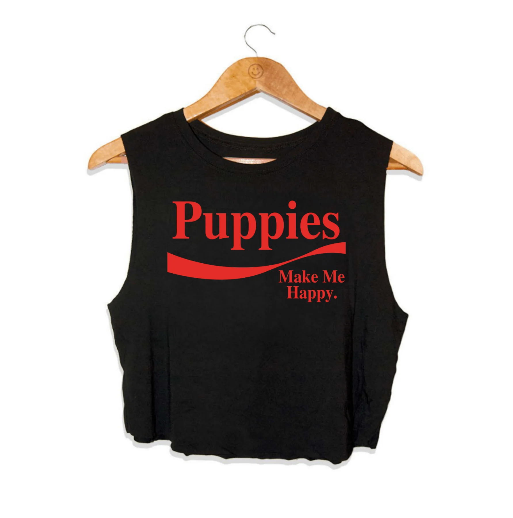 Enjoy Puppies | Women's Crop Tank - Image 2