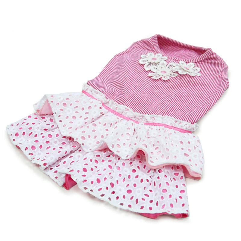 Eyelet Flower Dress - Image 4