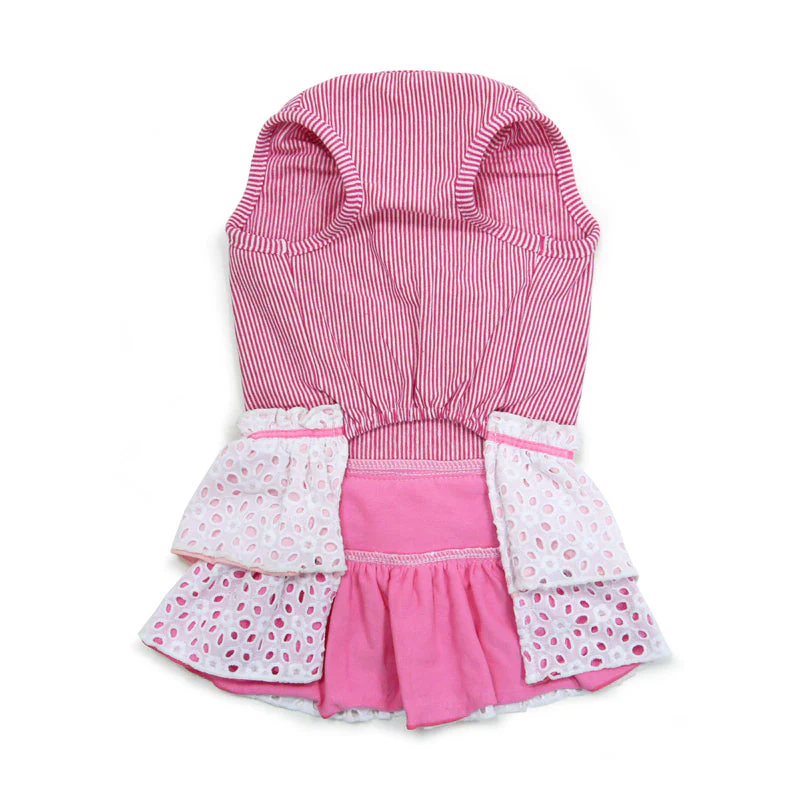 Eyelet Flower Dress - Image 6