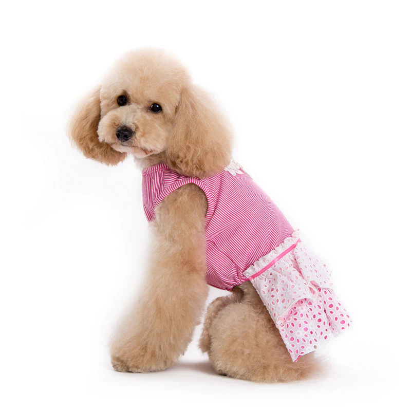 Eyelet Flower Dress - Image 8