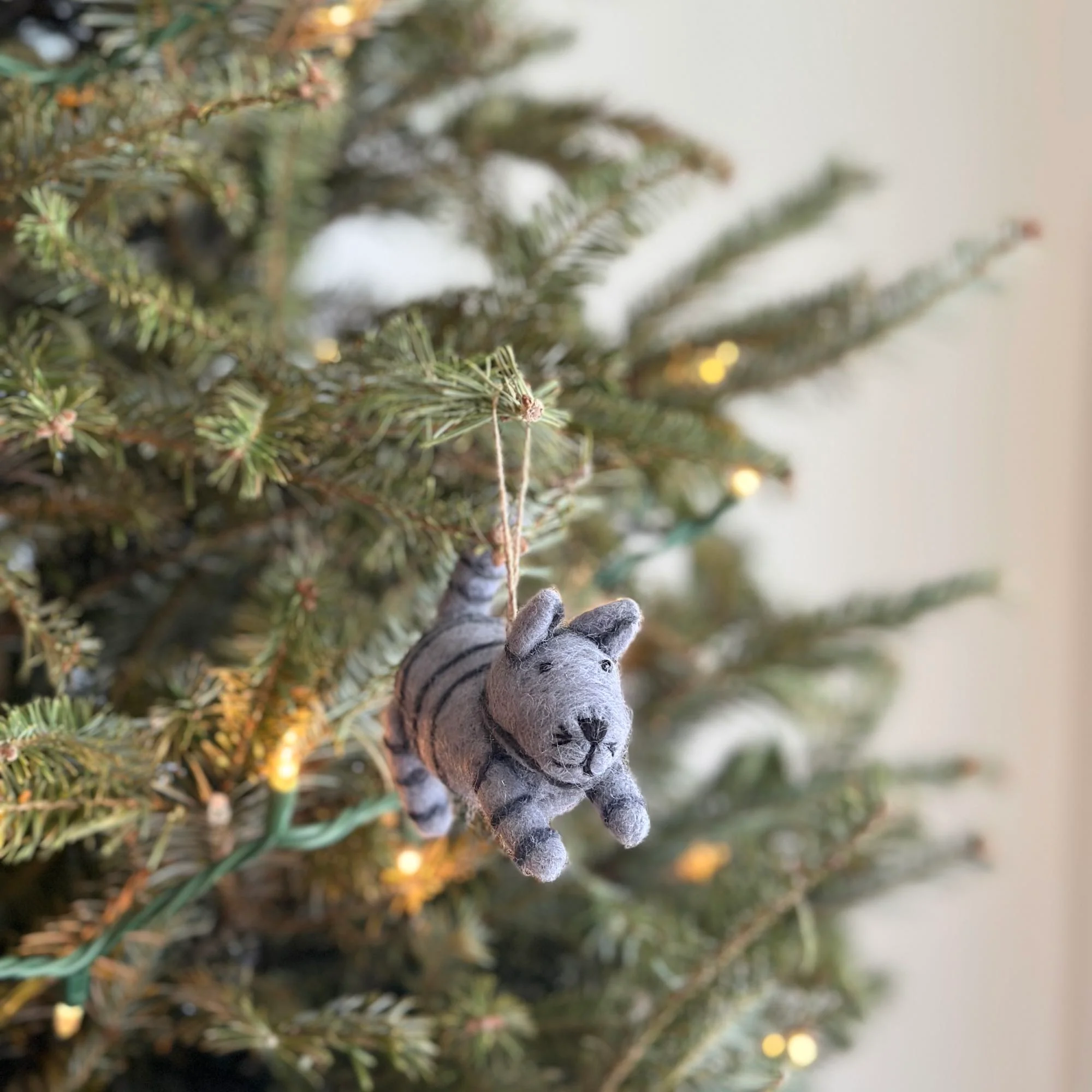 Felt Christmas Ornaments Set of 4 - Cats - Image 8
