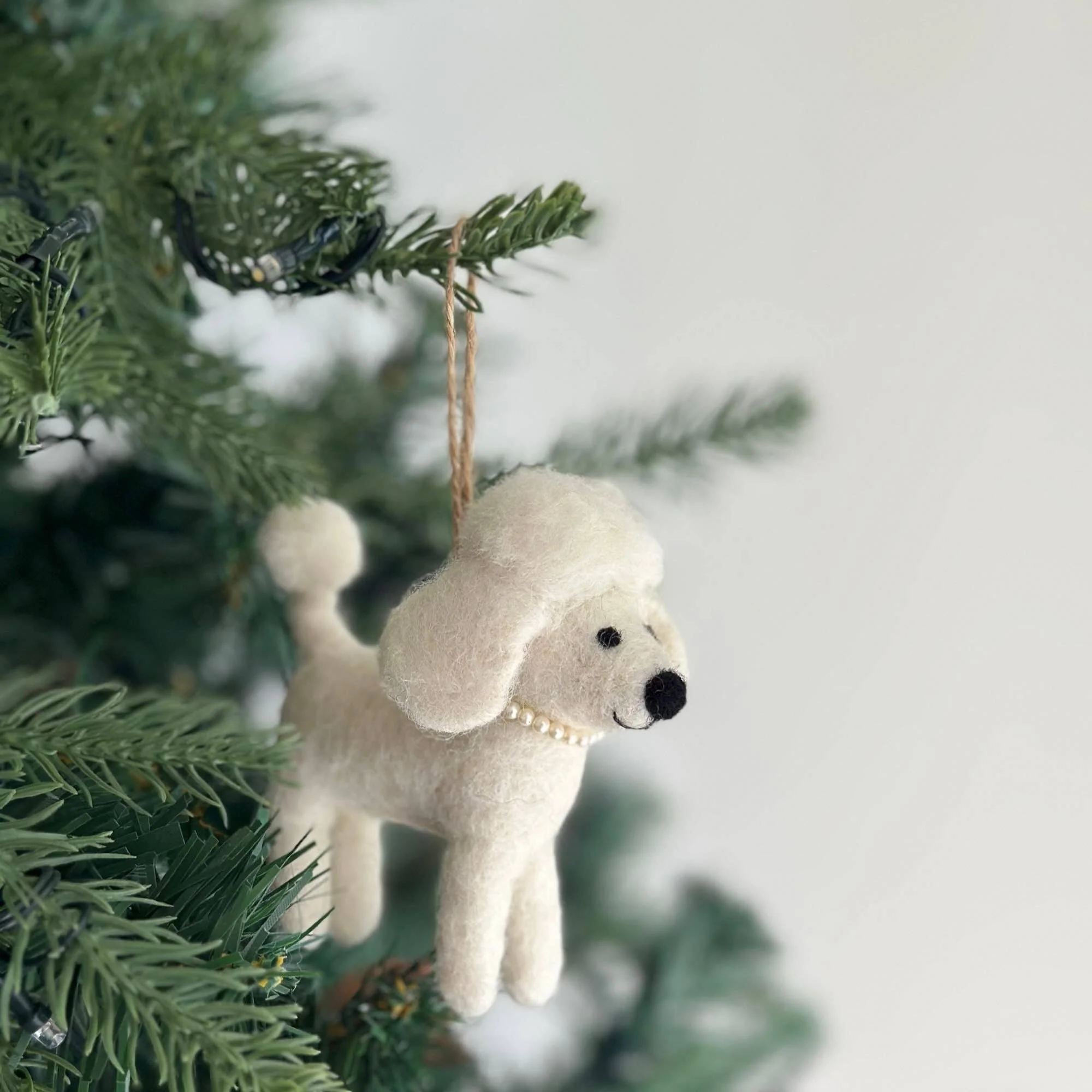 Felt Ornament - Poodle Ornament - Image 2