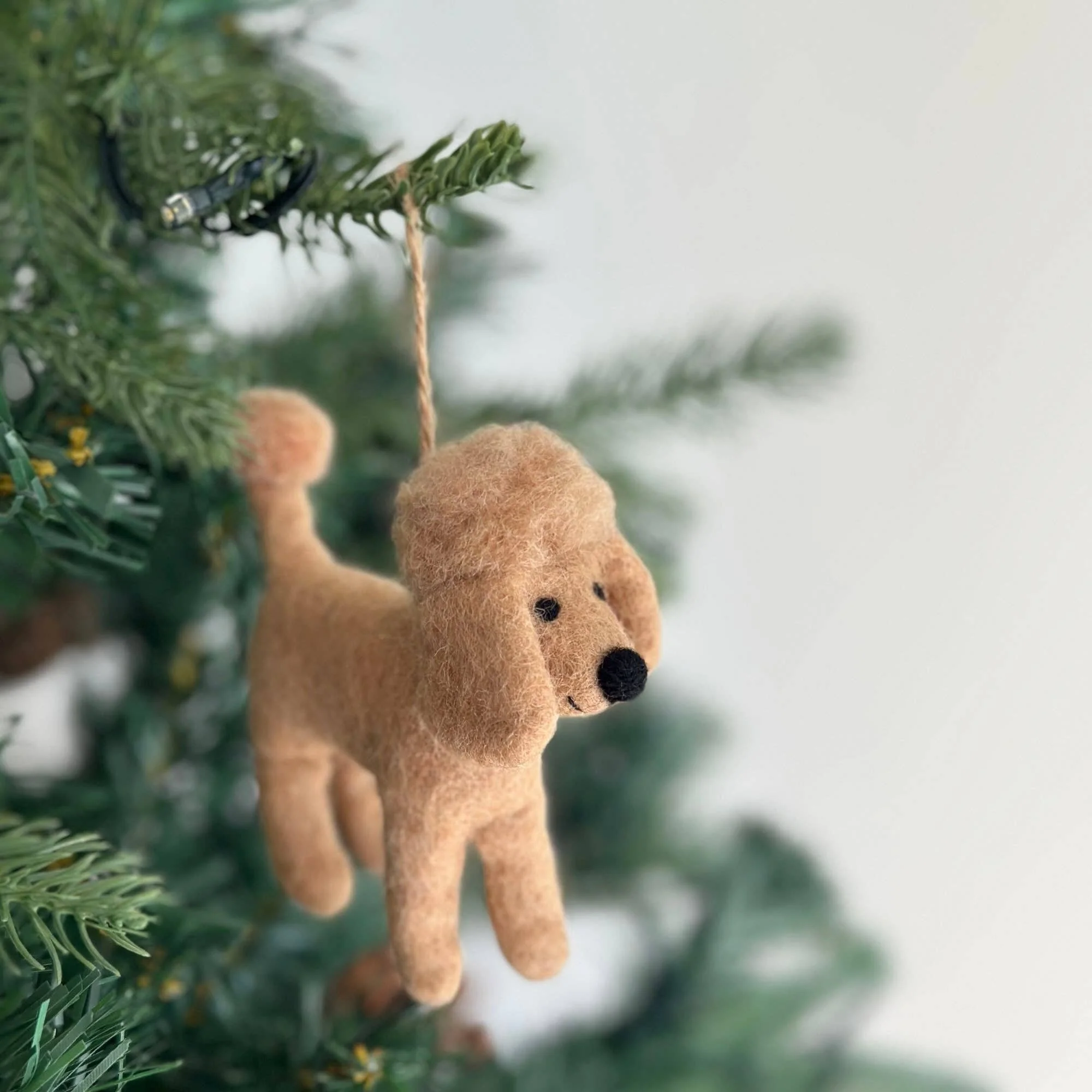 Felt Ornament - Poodle Ornament - Image 3