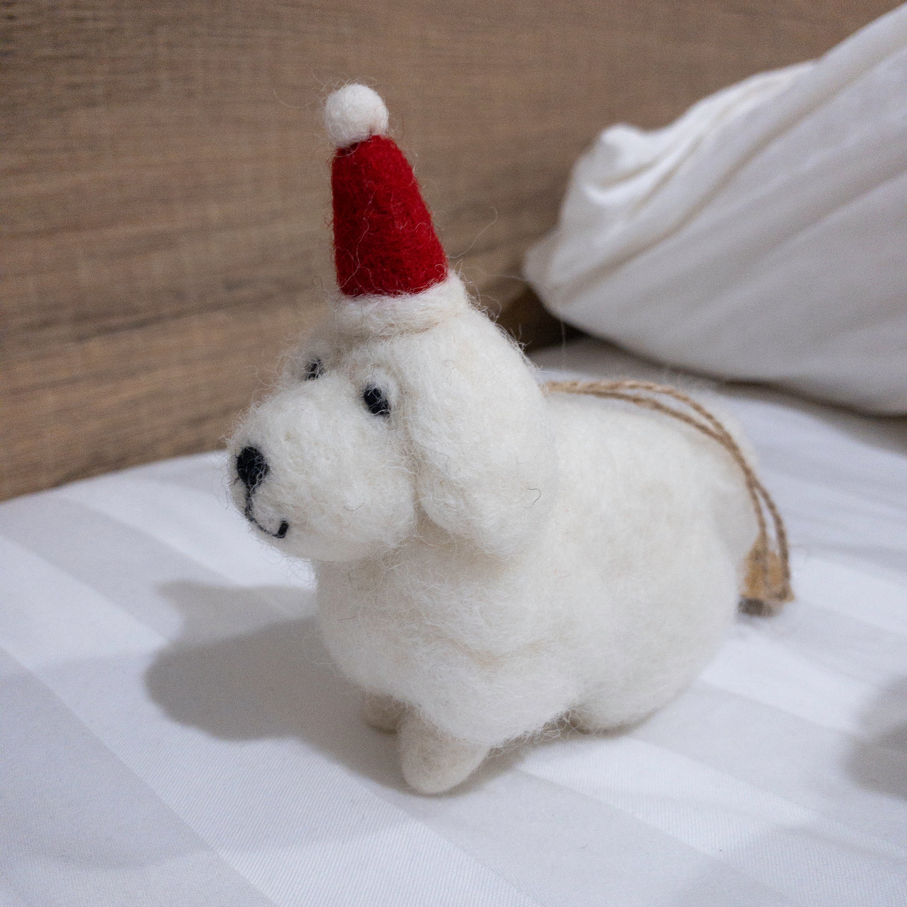 Felt Ornament - White Maltese Dog - Image 6
