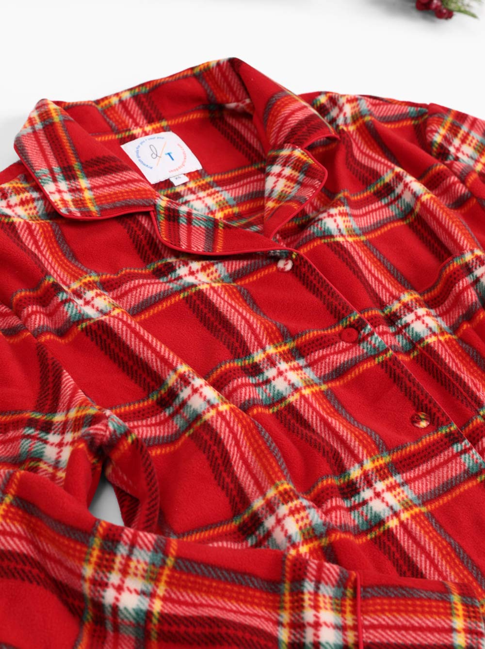 Fleece Plaid Pajama (Adult Sizes Only) - Image 3
