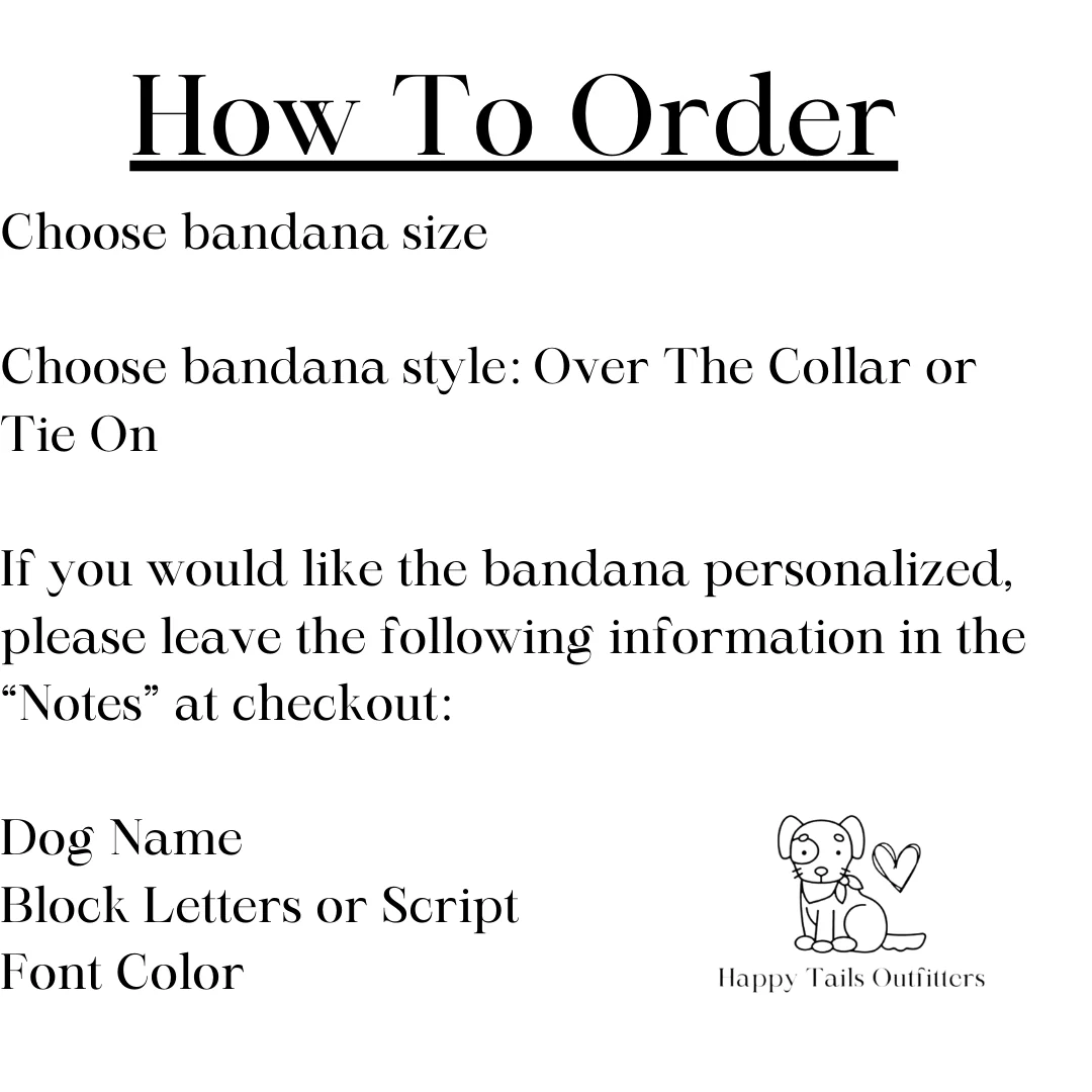 Floral Dog Bandana - Image 3