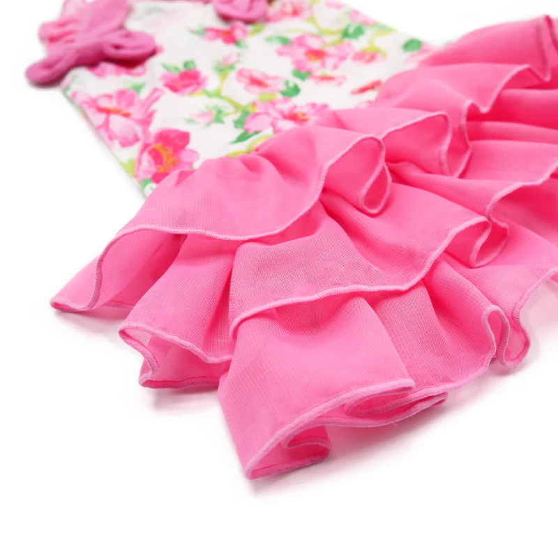 Floral Flounce Dress - Image 8