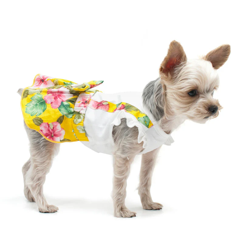 Floral Suspender Dress - Image 4