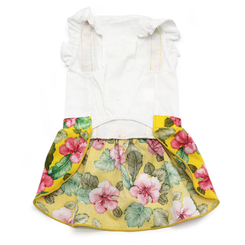 Floral Suspender Dress - Image 5