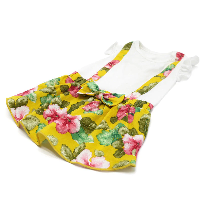 Floral Suspender Dress - Image 6