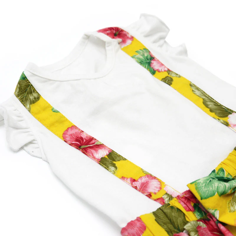 Floral Suspender Dress - Image 8