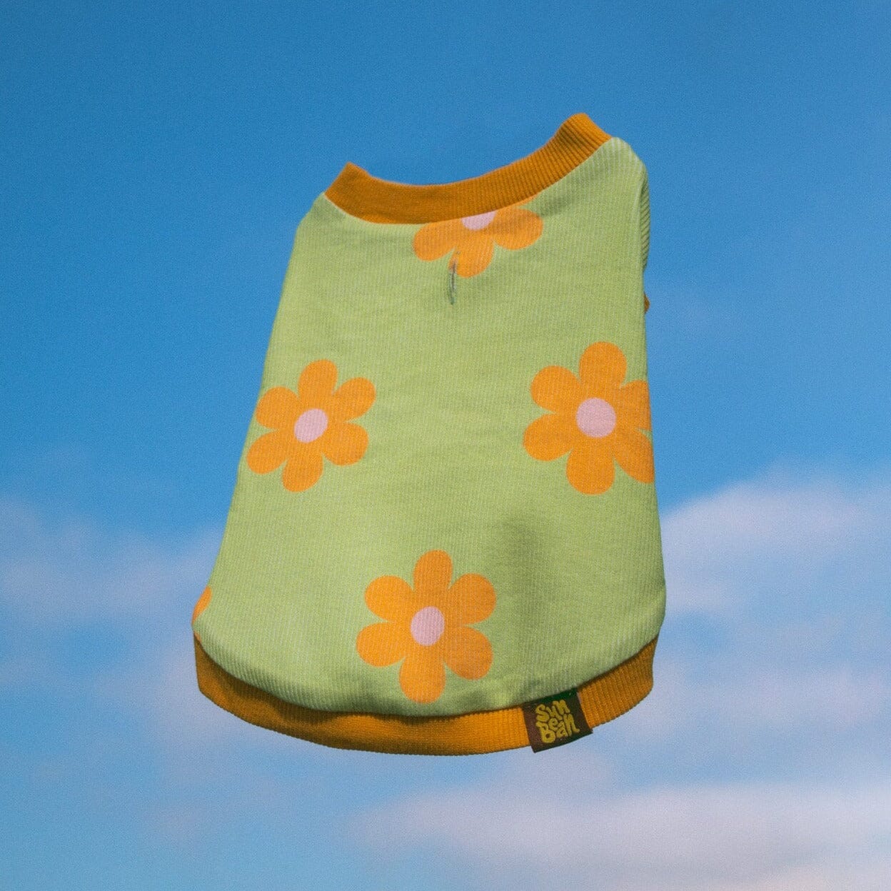 Flower Power Dog T-shirt - Image 2