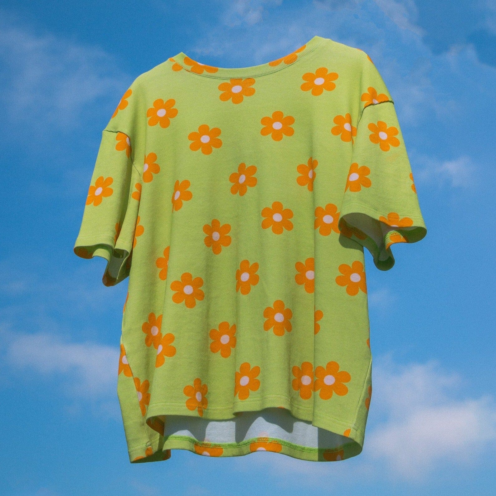 Flower Power Human Oversized T-shirt - Image 2